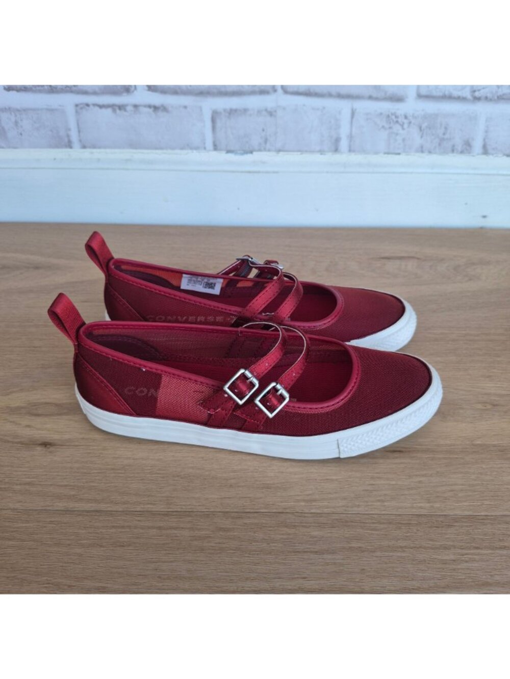 ⭐Converse Chuck Taylor All Star Dainty Mary Jane 7 Womens Mesh Park Red A17483F⭐ - Picture 9 of 10